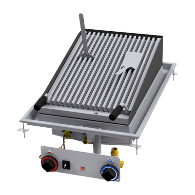 RMGASTRO CWD-75G | Lávový gril drop-in plynový 38x52