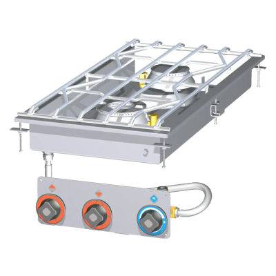 RMGASTRO PCAD-84G | Sporák vodní plynový 2 zóny
