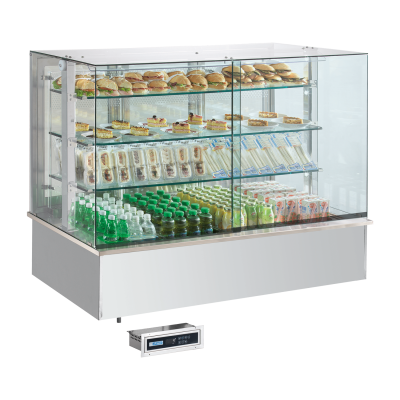RMGASTRO SL PLATINUM+ 4 DS | Vitrína chladicí GN 4-1/1 drop-in, otevírání do stran