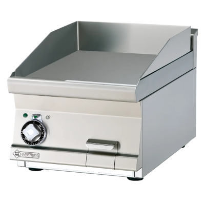 RMGASTRO FTLT-64ETS | Grilovací deska 40x45 elektrická chromovaná hladká bez podestavby 400 V