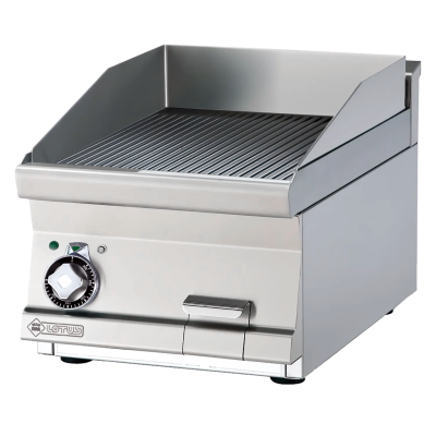 RMGASTRO FTRT-64ET | Grilovací deska 40x45 elektrická rýhovaná bez podestavby 400 V