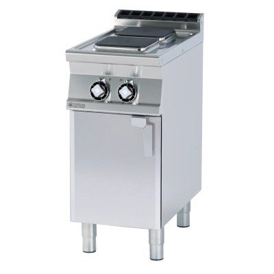 RMGASTRO PCQ-74ET | Sporák elektrický 2x plotýnka s podestavbou 400 V