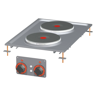 RMGASTRO PCD-64ET | Sporák drop-in elektrická 2x drop-in plotýnka 400 V