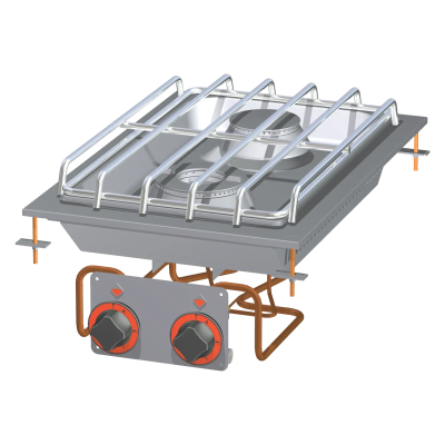 RMGASTRO PCD-64G | Sporák drop-in plynová 2x hořák