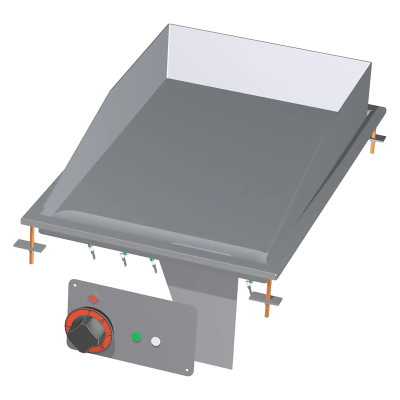 RMGASTRO FTLD-64ET | Grilovací deska 36x55 drop-in elektrická hladká 400 V