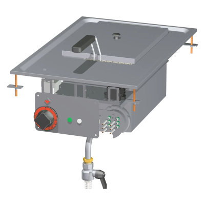 RMGASTRO F10D-64ET | Fritéza drop-in elektrická 0,66 kW/l, 10 l 400 V