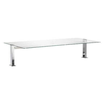 RMGASTRO SOV LED FLAT BLUE+ 4 | Nástavba GN 4-1/1 LED osvětlení, sklo oblé