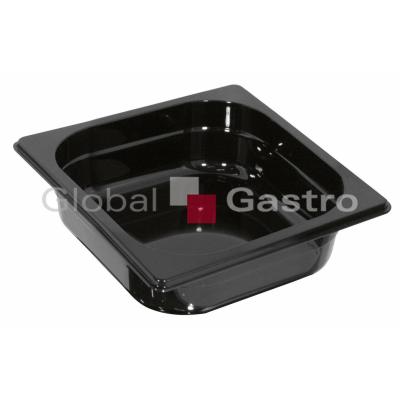 GASTRONORM 3121044 | GN 1/6 (h=65 mm) polykarbonát černý