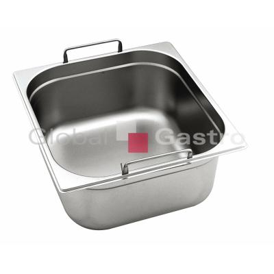 OPTINOX 3152220 | GN 2/3 (h=200 mm) nerezová plná s uchy OPTINOX