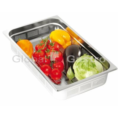 GASTRONORM 3160115 | GN 1/1 (h=140 mm) nerezová děrovaná