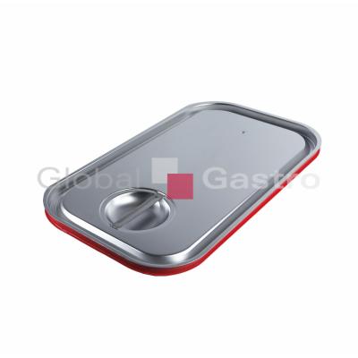OPTINOX 3172500 | Víko GN 1/1 OPTINOX nerez se silikonovým těsněním