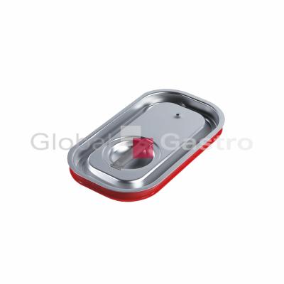 OPTINOX 3172540 | Víko GN 1/4 OPTINOX nerez se silikonovým těsněním