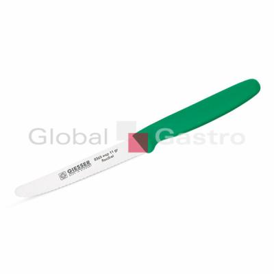 GIESSER 401030300213 | Nůž zubatý G 8365 - 110 mm zelená