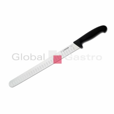 GIESSER 401030302950 | Nůž krájecí uzenářský 31 cm, hladký - černý