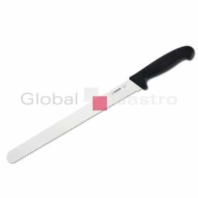 GIESSER 401030302995 | Nůž krájecí uzenářský 310 mm, zvlněný - černý
