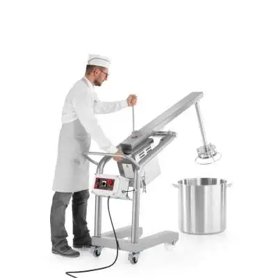 Mixér Turbo TRX-22, Sammic, Rozměry stroje během práce 568x1643x(H)1219 mm Rozměry složeného stroje 568x963x(H)1651 mm, 400V