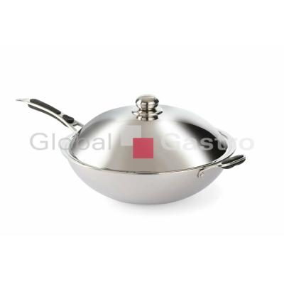 OEM 7230458 | Pánev nerezová WOK s poklicí (Ø 360 mm, 2,75 kg)