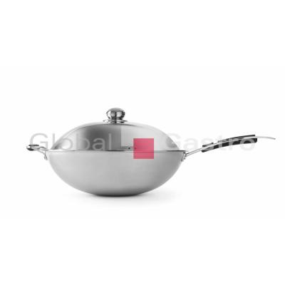OEM 7230458 | Pánev nerezová WOK s poklicí (Ø 360 mm, 2,75 kg)