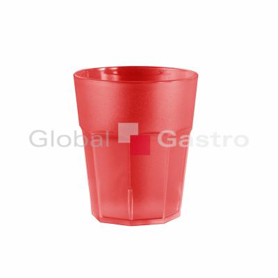 GASTRONORM 3300113R | Sklenice polykarbonátové 40cl - (ROS) červená