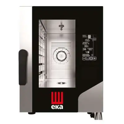 Konvektomat Millennial Black Mask Gastro Compact 6×GN 1/1 konvektomat - elektrický, Tecnoeka, 400V/7800W, 500x930x(H)700mm