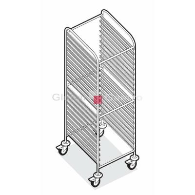 COLDLINE 6180672 | Zavážecí vozík 20x EN600x800mm (40x EN600x400)
