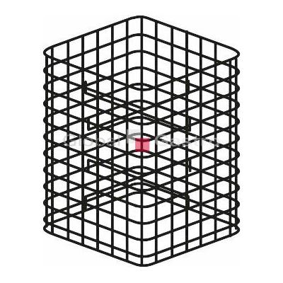 KROMO 8644131 | Stojan na inventář nerez 150 x 150 x 250 mm