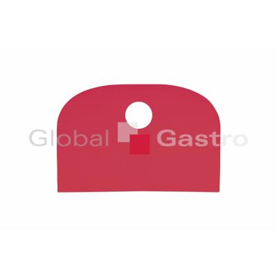 GASTRO-TIP 4028574300025 | Stěrka na kutr plast červená "D" 148x 98 mm