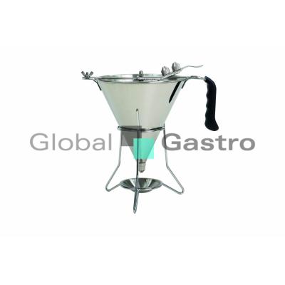 GASTRO-TIP 4028574329637 | Dávkovač na omáčky nerez + podstavec