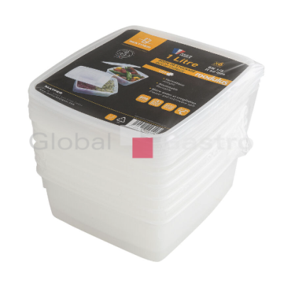 MATFER BOURGEAT 3109612553151 | Miska GN 1/6 1,5l polypropylen včetně víček (6ks)
