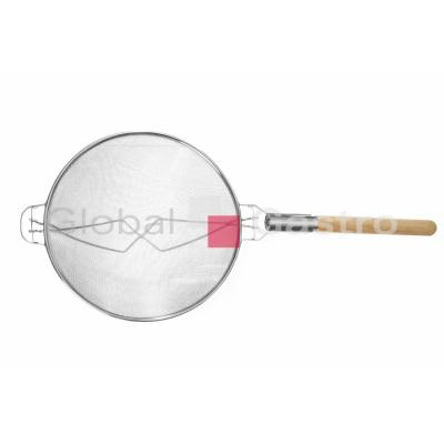 HENDI 8711369639023 | Cedník s dřevěnou rukojetí - průměr 355mm