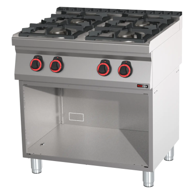 Red Fox SPB 70/80 G | Sporák plynový 4x hořák ECO s podestavbou