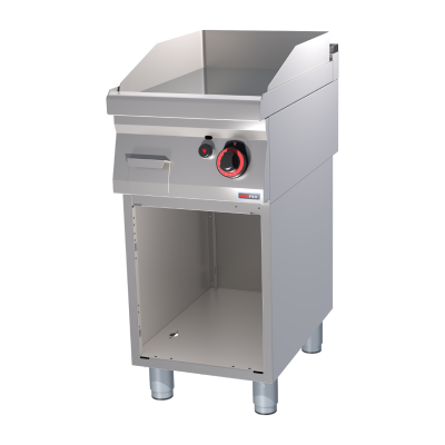 REDFOX FTHC 70/40 G | Grilovací deska 40x51 plynová chromovaná hladká s podestavbou