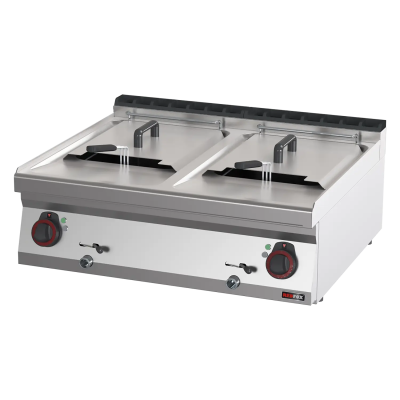 Red Fox FE 70/08 E | Fritéza elektrická dvojitá 0,96 kW/l, 13+13 l bez podestavby 400 V