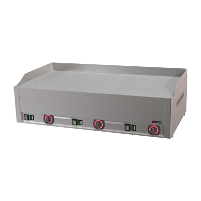 Red Fox FTHRC 90 E | Grilovací deska 97x48 elektrická durable chrom kombinovaná stolní 400 V