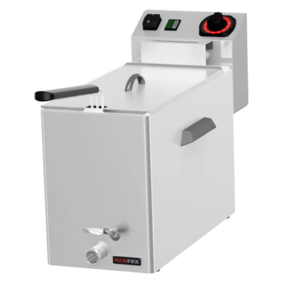 REDFOX FE 08 V | Fritéza na ryby elektrická 0,43 kW/l, 8 l stolní s výpustí 230 V