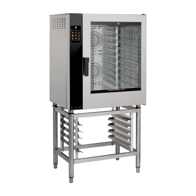 REDFOX MPDN 1011 X ERAM | Konvektomat elektrický zesílená verze nástřik dotykový barevný automatické mytí pravé dveře 10