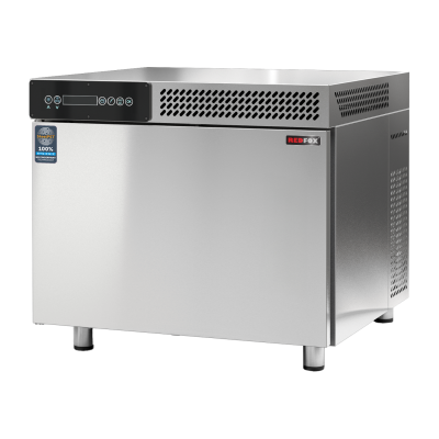 REDFOX SHFN 0311 FSHF PD | Šoker 3x GN 1/1 digitální ovládací panel 230 V, vyšší nožičky, panty vpravo
