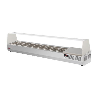 REDFOX RCH 4200 | Vitrínka chladicí 200 cm GN 1/4 pro RTP 3D