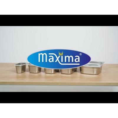 MAXIMA 09367563 | Gastroška | gastronádoba 2/3 GN - hloubka 2 cm - 32,5 x 35,4 cm - nerezová ocel
