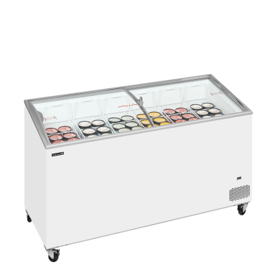 TEFCOLD 71463 | Pultová mraznička prosklené oblé víko | IC502SCEB
