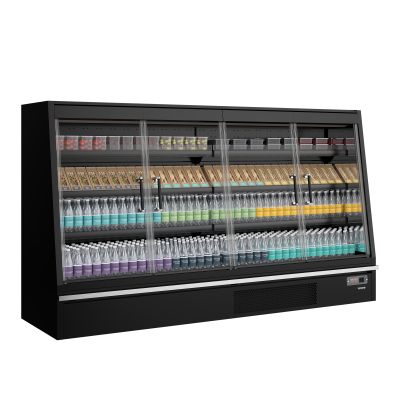 TEFCOLD 48033 | Chladicí vitrína přístěnná, kř. dveře | Galaxy+ GPL26FGD Black